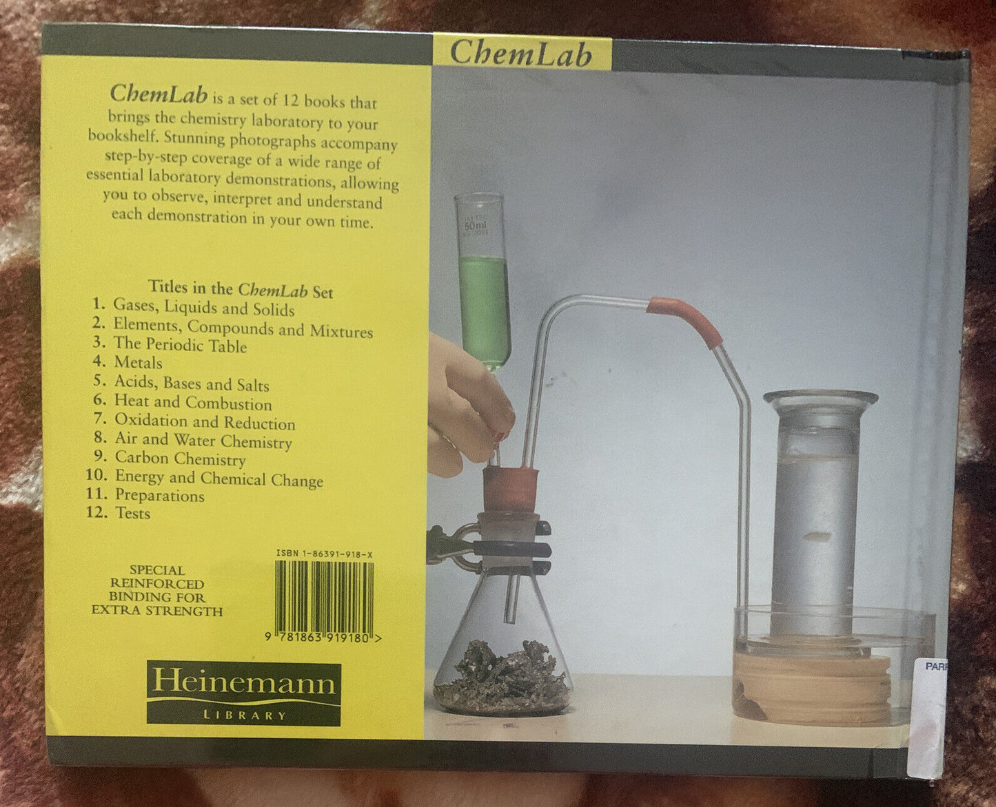 Preparations ChemLab Volum 11 Brian Knapp 1998 Chemistry Book HC Book Ex Library