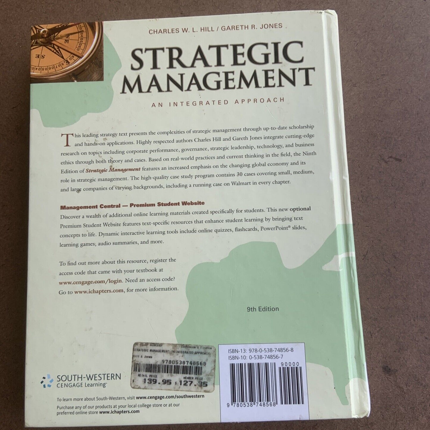 2010 HC Strategic Management Theory An Integrated Approach C W. L. Hill G Jones