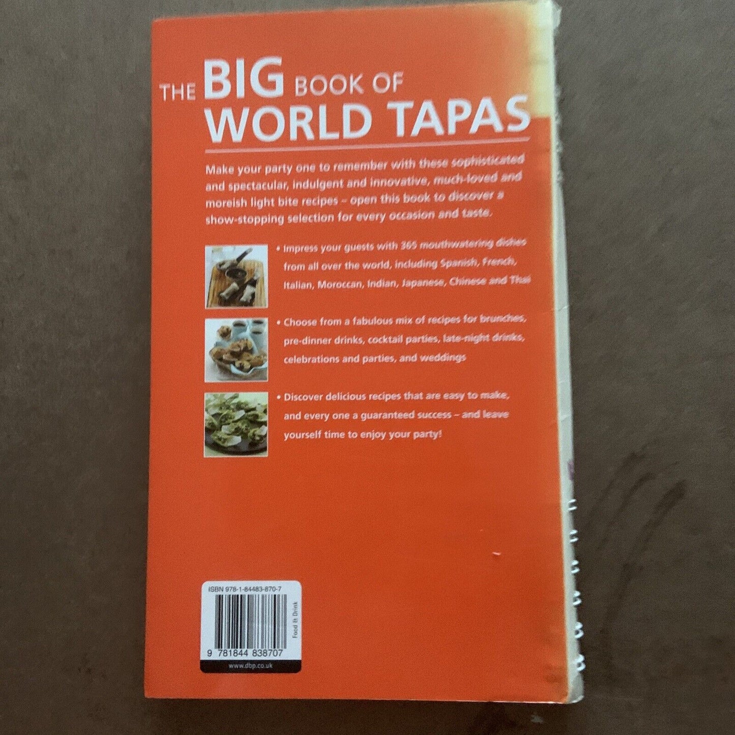 The Big Book Of World Tapas 365 Delicious Light Bites For All Occasions Hartley