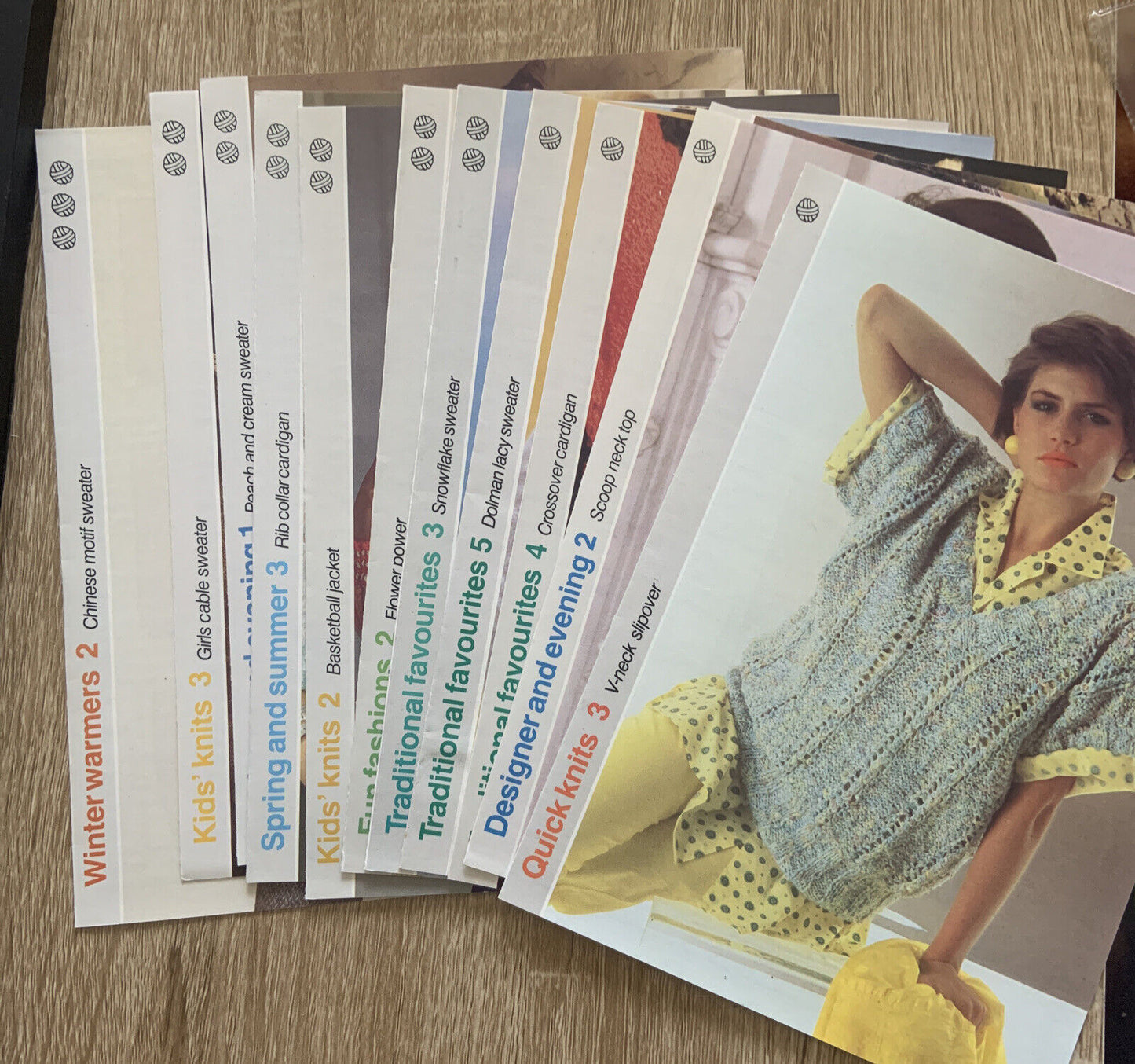 Get Knitting Pattern Collection & Knitting Guide Vol.2 1980s 1990s VintageNEW