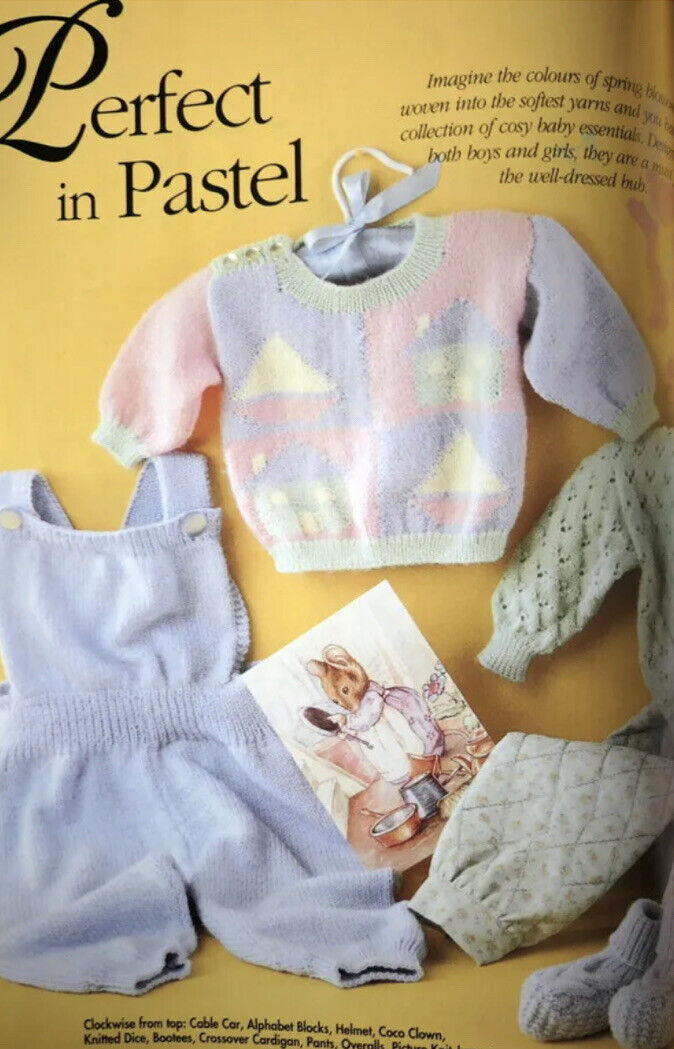 PB Book BABY BOUTIQUE Over 20 Things to Knit & Sew for Baby PB Patterns Newborn
