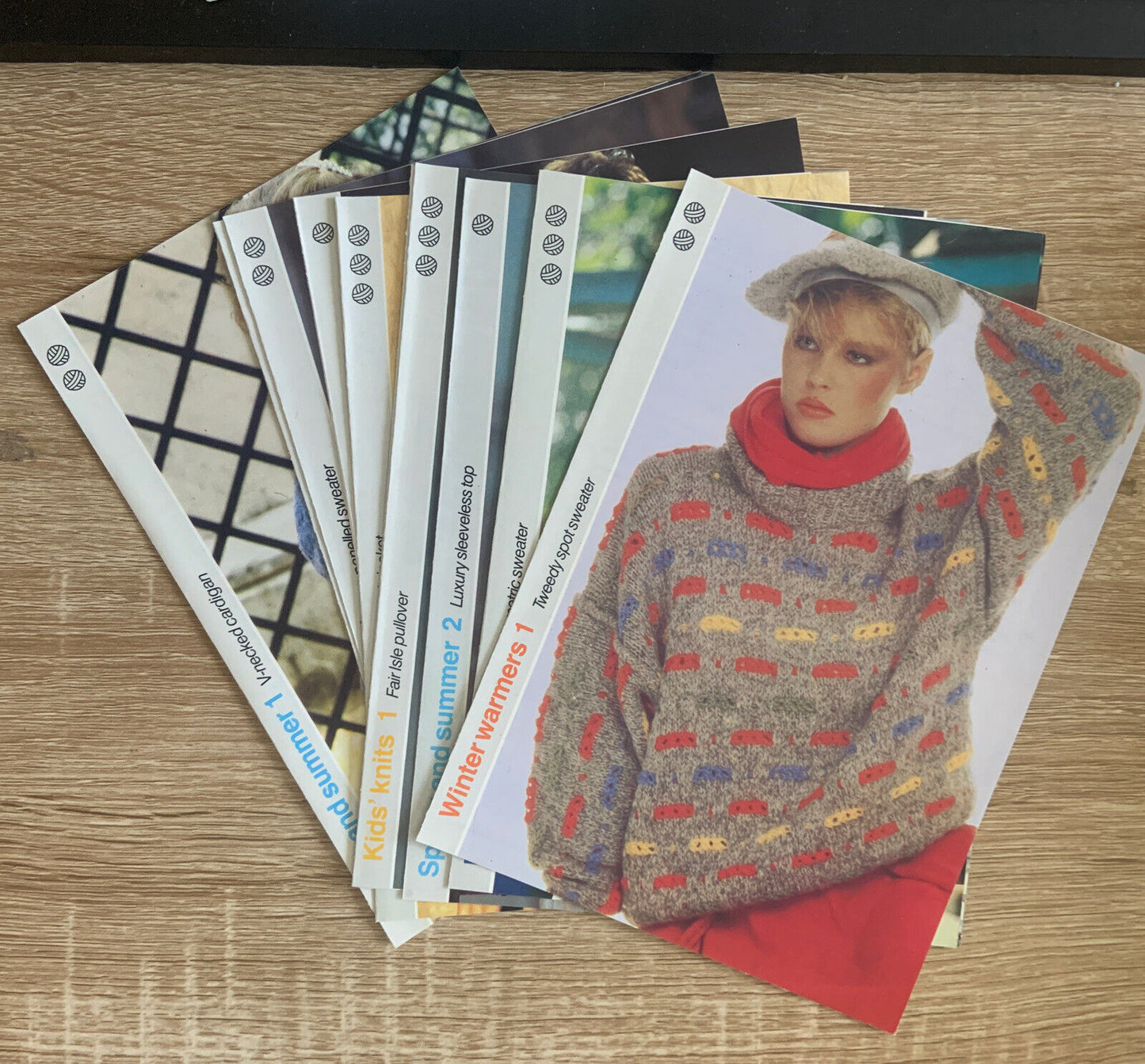Vintage Get Knitting Pattern Collection & Knitting Guide Vol.1 1980s 1990s NEW