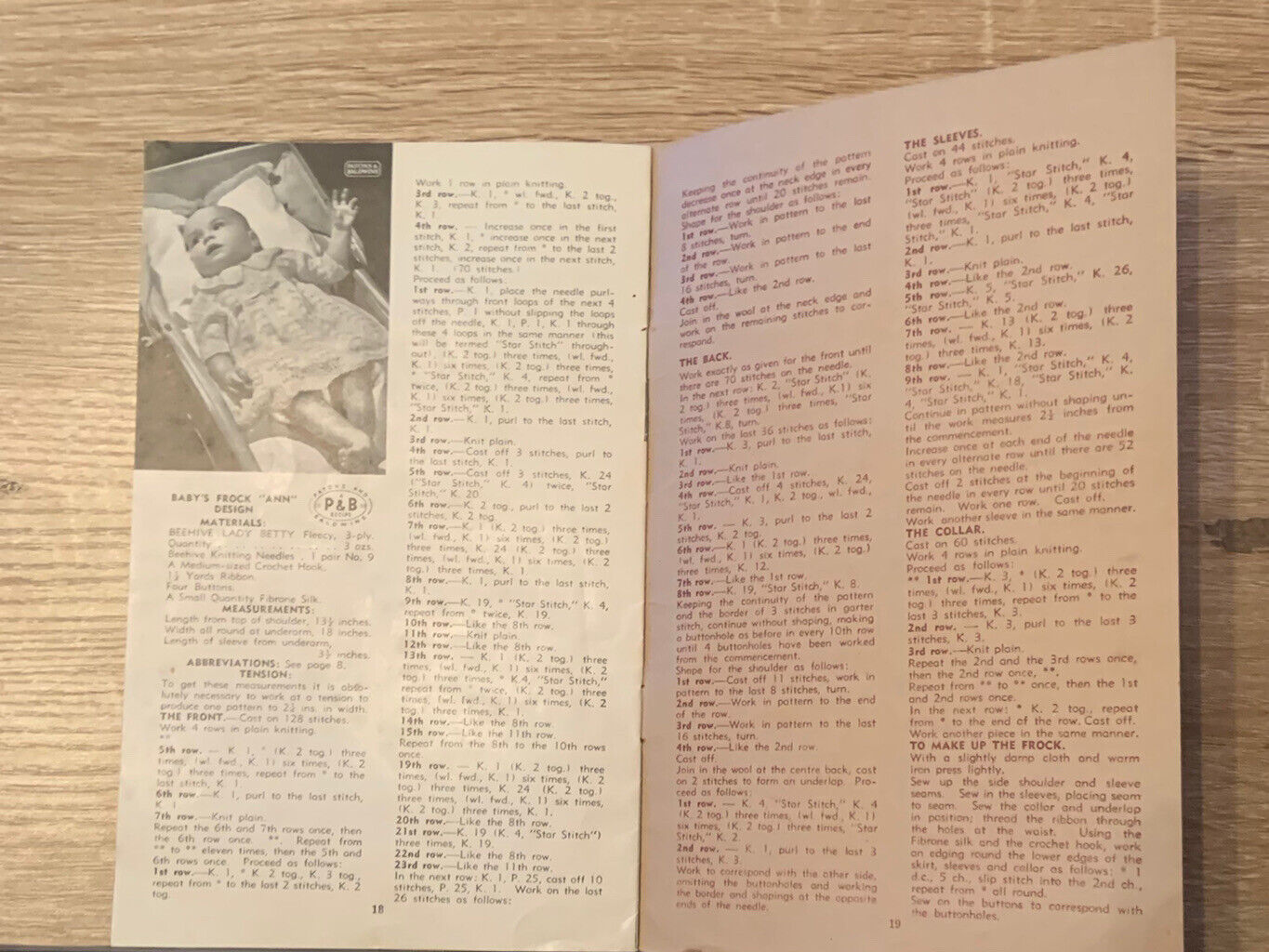 Vintage 1941 War Time Knitting Book P & B KNITTING MADE EASY PATONS & BALDWINS