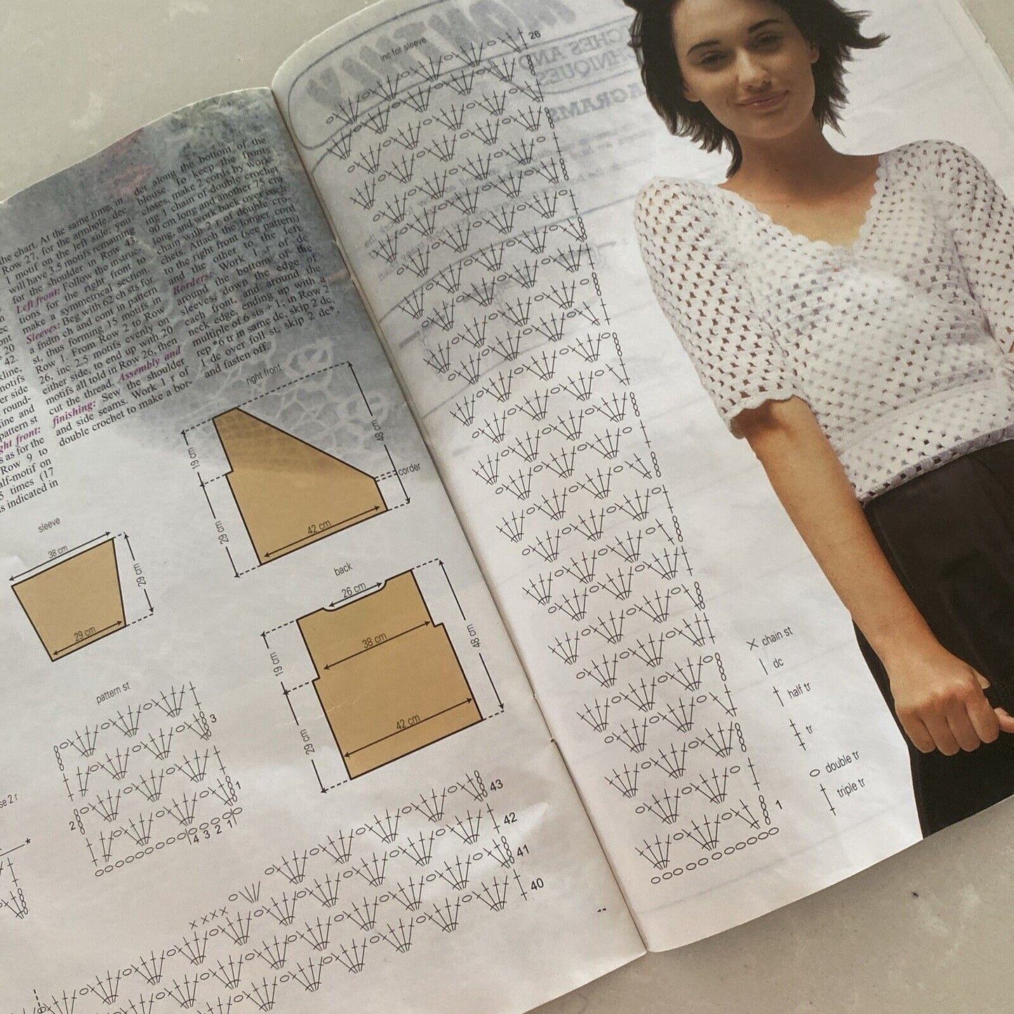 Crochet Monthly Magazine Issue 280 Provence 9 Patterns 2002 France EUC