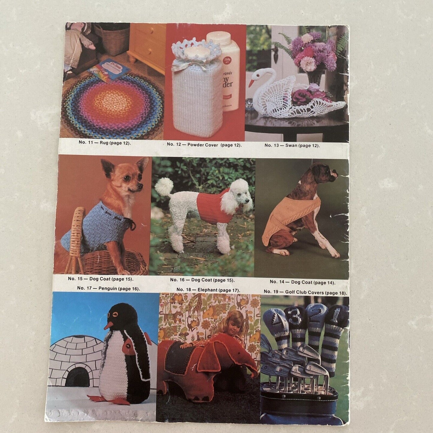 PATONS C37 Bazaar Time Knitting Crochet 19 Patterns Toys Dolls Dog Coat  TeaCosy