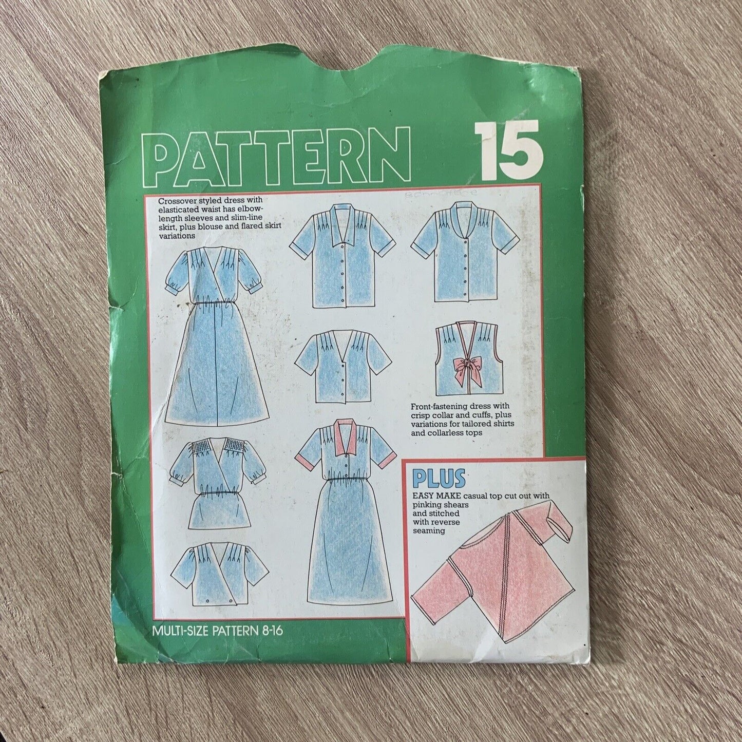 Vintage MAKE IT EASY Mix & Match Pattern Wardrobe & Sewing Guide Vol 15 1984 NEW