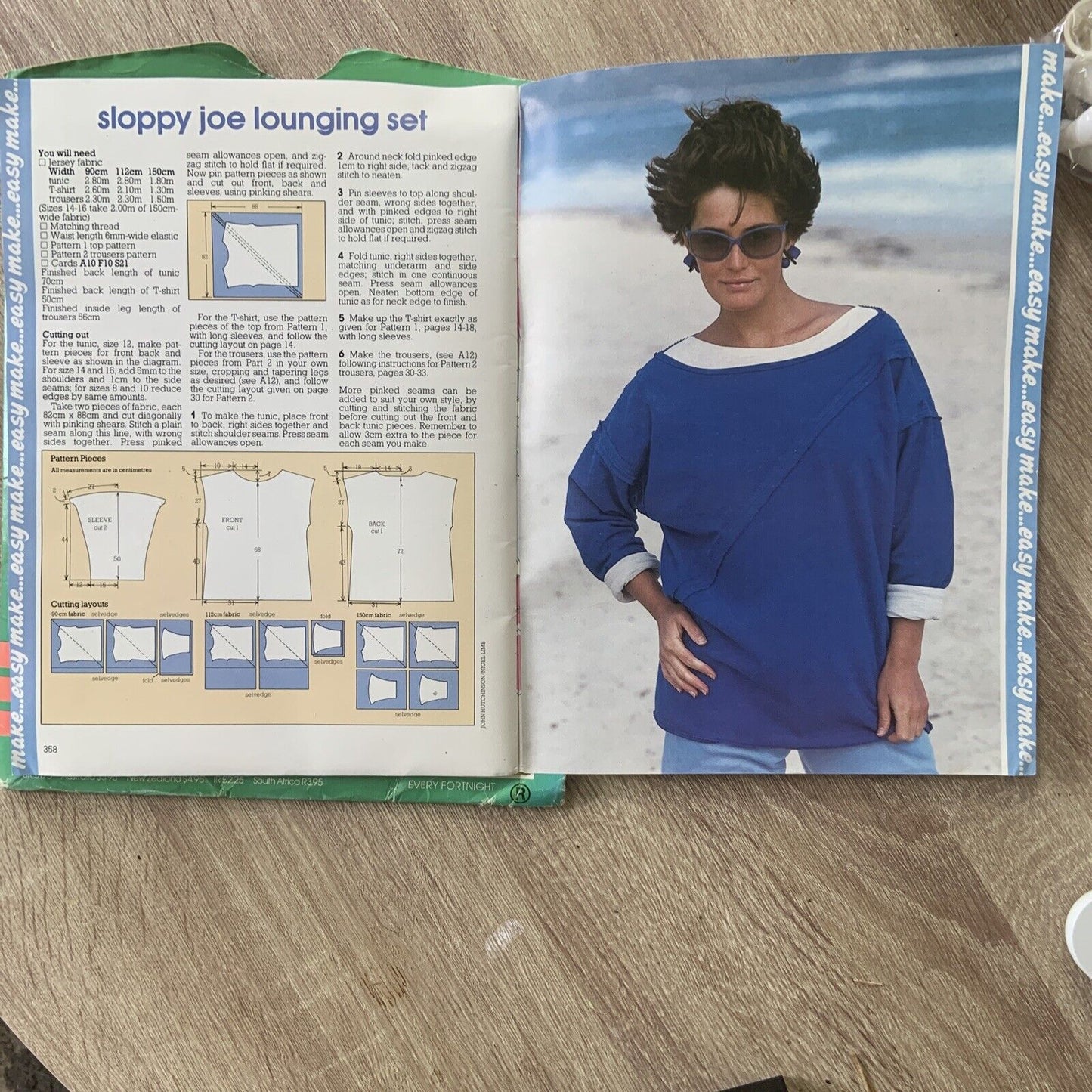 Vintage MAKE IT EASY Mix & Match Pattern Wardrobe & Sewing Guide Vol 15 1984 NEW