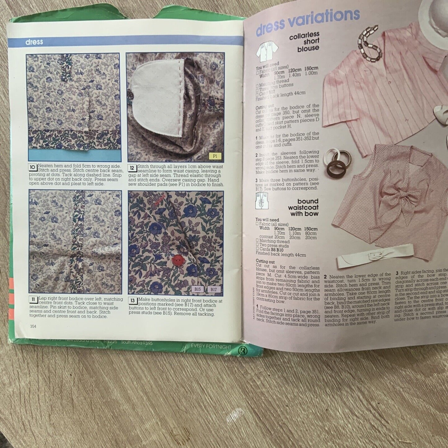 Vintage MAKE IT EASY Mix & Match Pattern Wardrobe & Sewing Guide Vol 15 1984 NEW