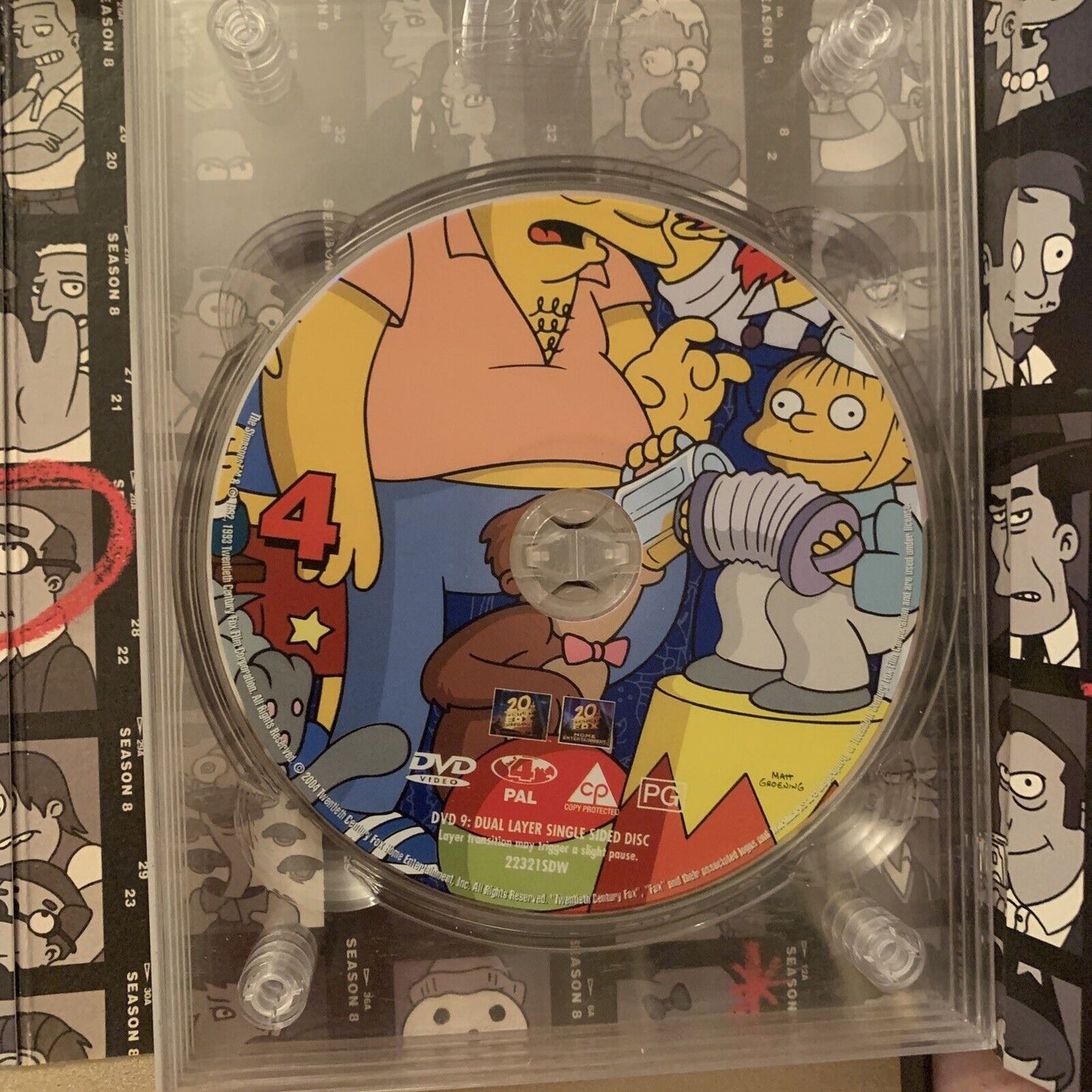 DVD set The Simpsons Collector's Edition Season 8 Eighth Flip Case 4 Disc Set