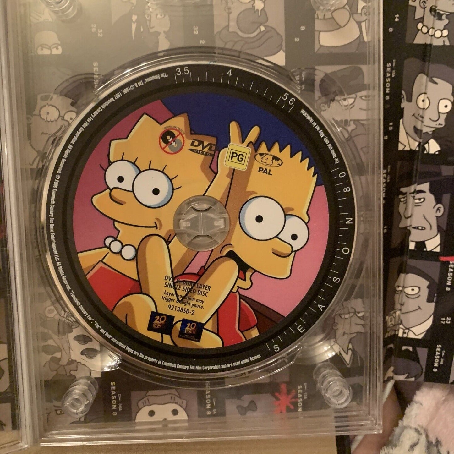 DVD set The Simpsons Collector's Edition Season 8 Eighth Flip Case 4 Disc Set