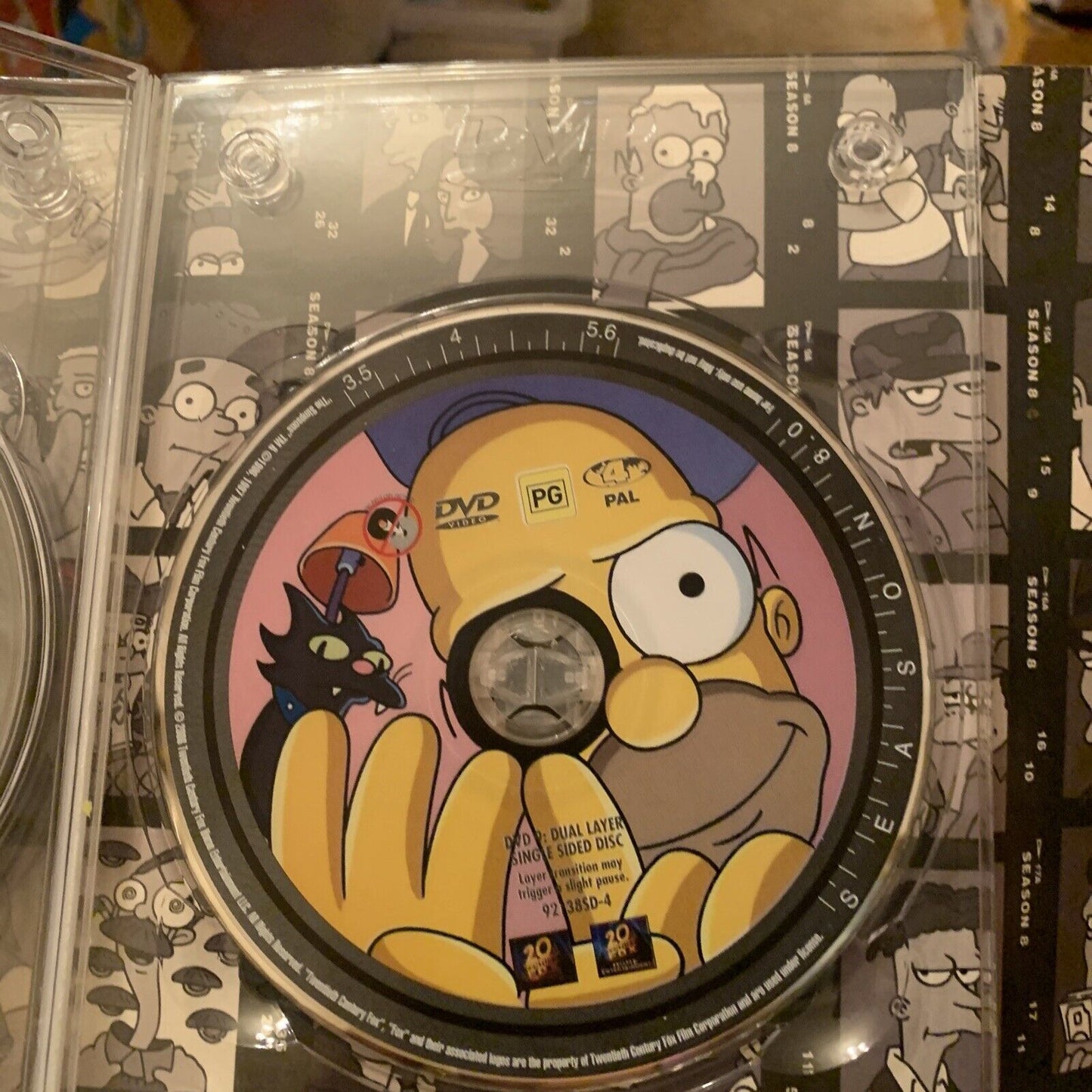 DVD set The Simpsons Collector's Edition Season 8 Eighth Flip Case 4 Disc Set