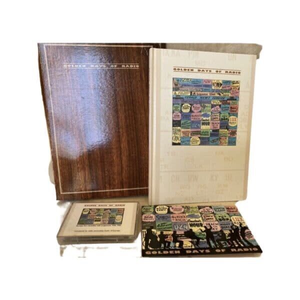 Golden Days Of Radio 1991 Box Set Australia Post Book Cassette Stamp Pack Stamps