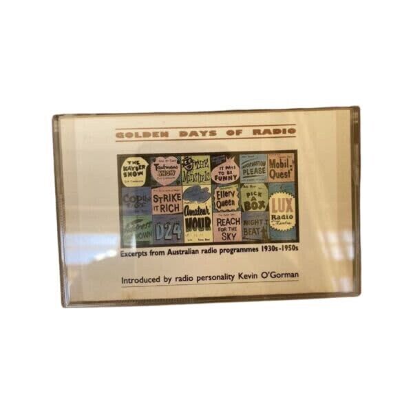 Golden Days Of Radio 1991 Box Set Australia Post Book Cassette Stamp Pack Stamps