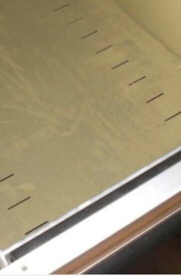 Vintage 4 Drawers FILING CABINET Distressed Black ANODISED GOLD Interior