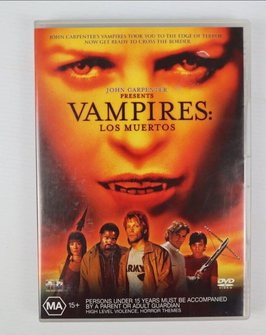 DVD VAMPIRES Los Muertos Movie R4 2002 John Carpenter Bon Jovi Sealed NEW