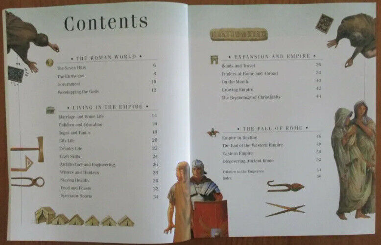 ANCIENT ROME Discoveries Series School History Assignment 1997 Large PB