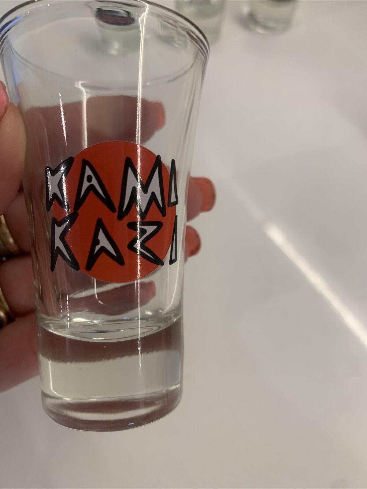 4x Novelty Fun Shot Glasses With Drink Recipe On The Back 4 Barware