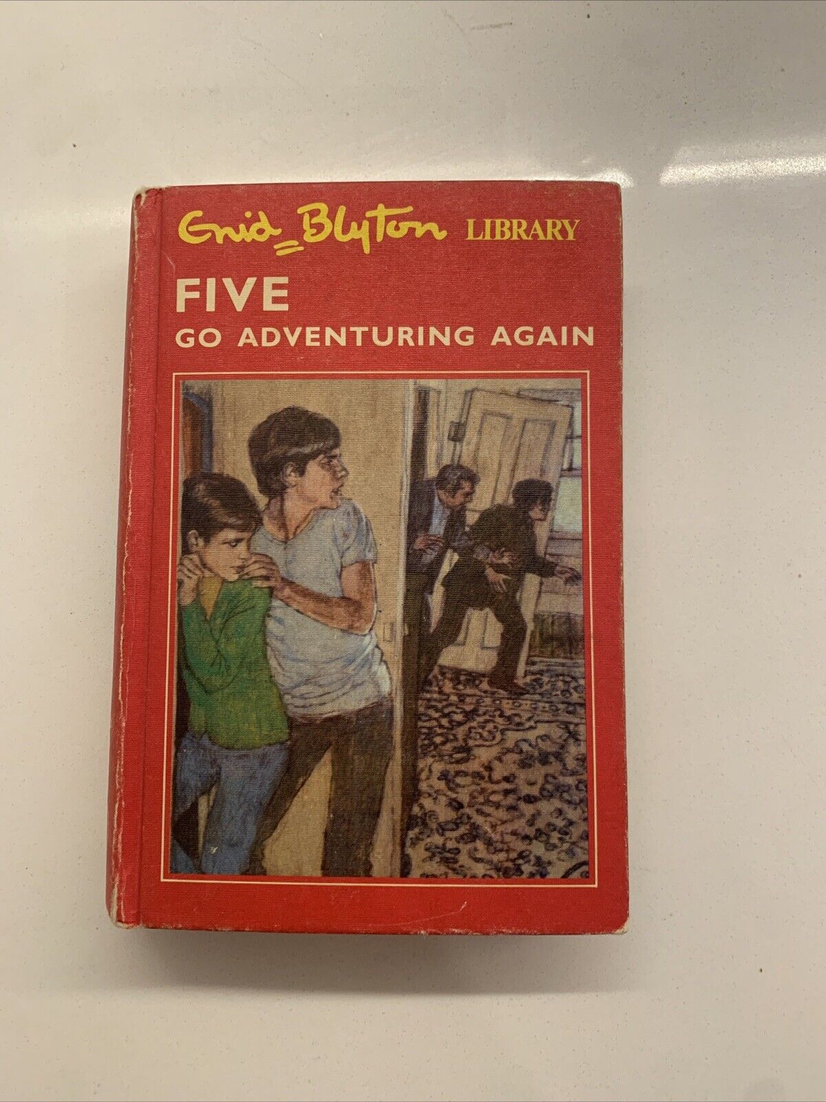 Vtg ENID BLYTON 2 In 1 Famous Five Go Adventuring Again & Go Down to the Sea HC