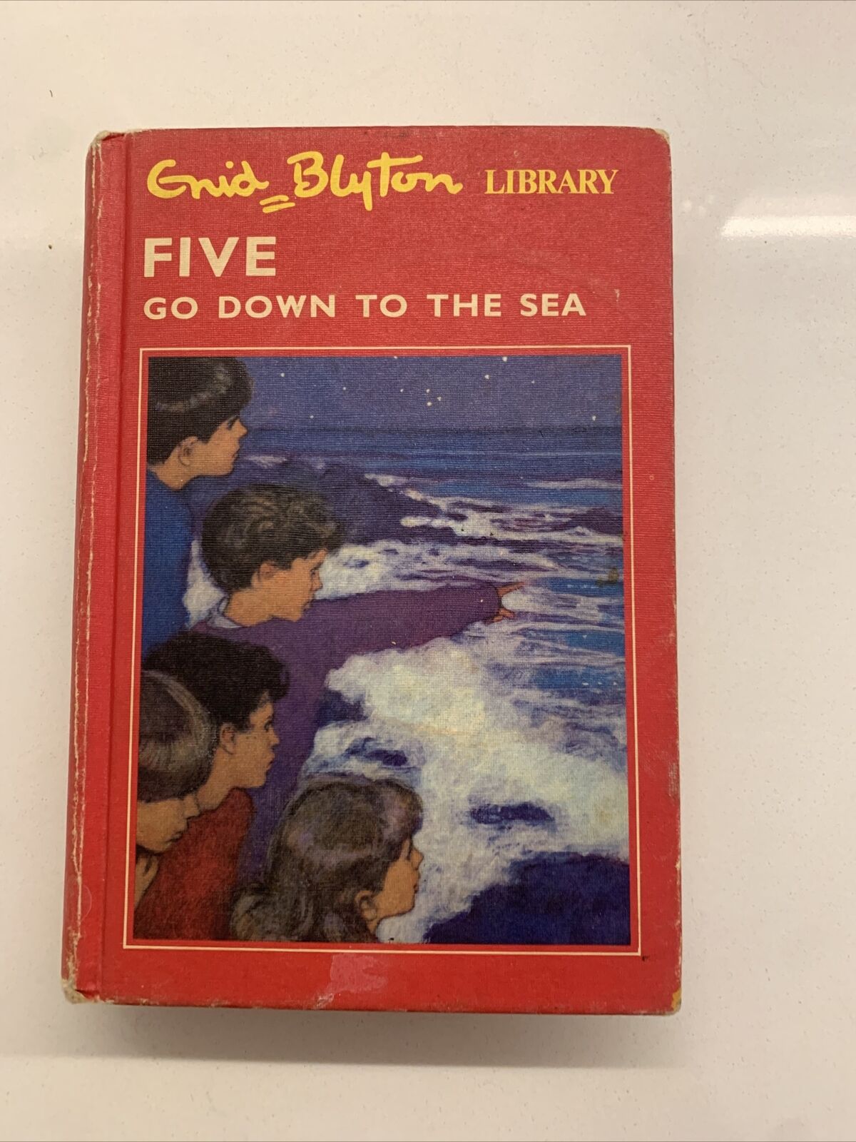 Vtg ENID BLYTON 2 In 1 Famous Five Go Adventuring Again & Go Down to the Sea HC