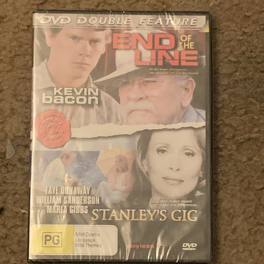 DVD End of the Line & Stanleys Gig Double Feature Kevin Bacon R4 Sealed NEW