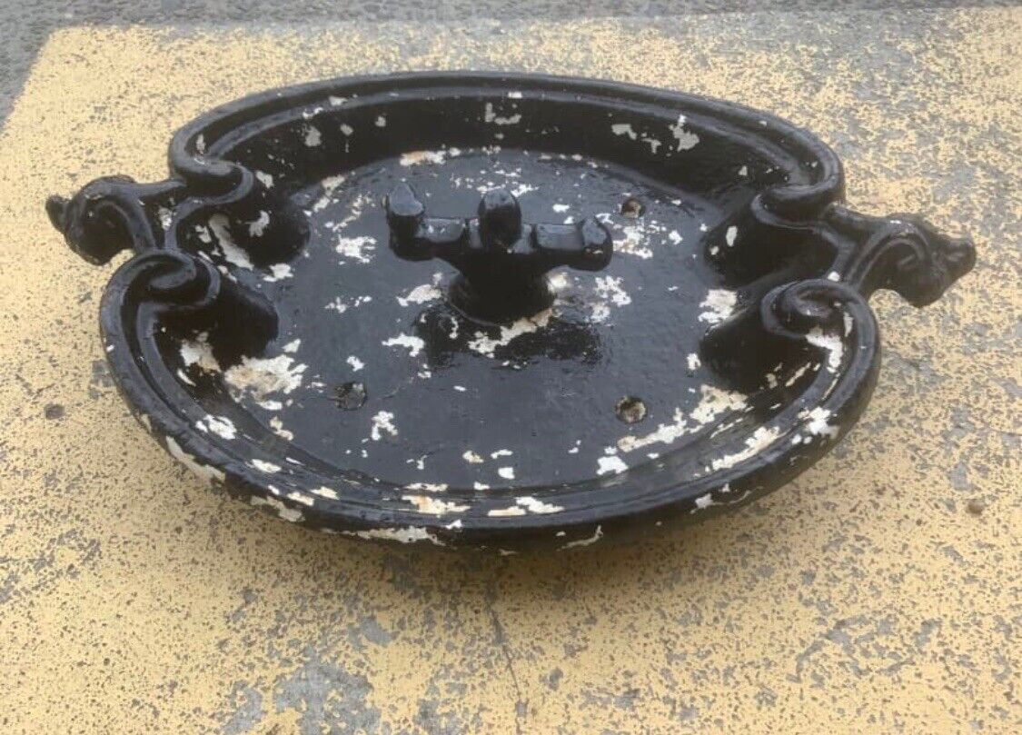 Antique black cast iron boot scraper ornamental provincial VICTORIANA federation