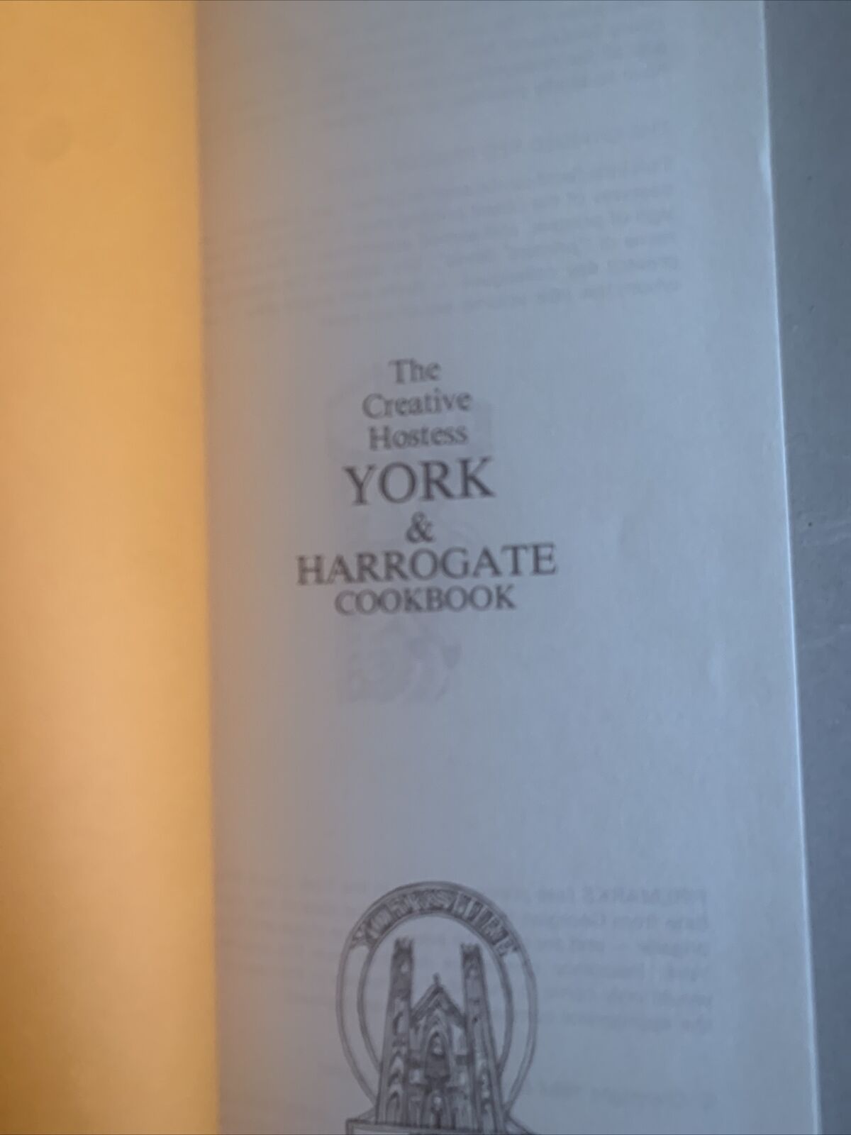 Cookbook 1984 The Creative Hostess York & Harrogate Slim HC Recipes Vintage