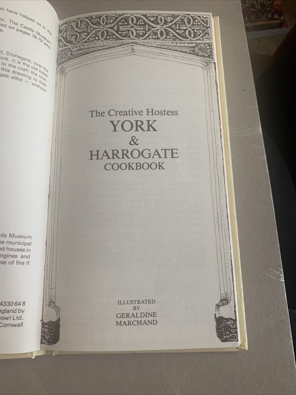 Cookbook 1984 The Creative Hostess York & Harrogate Slim HC Recipes Vintage