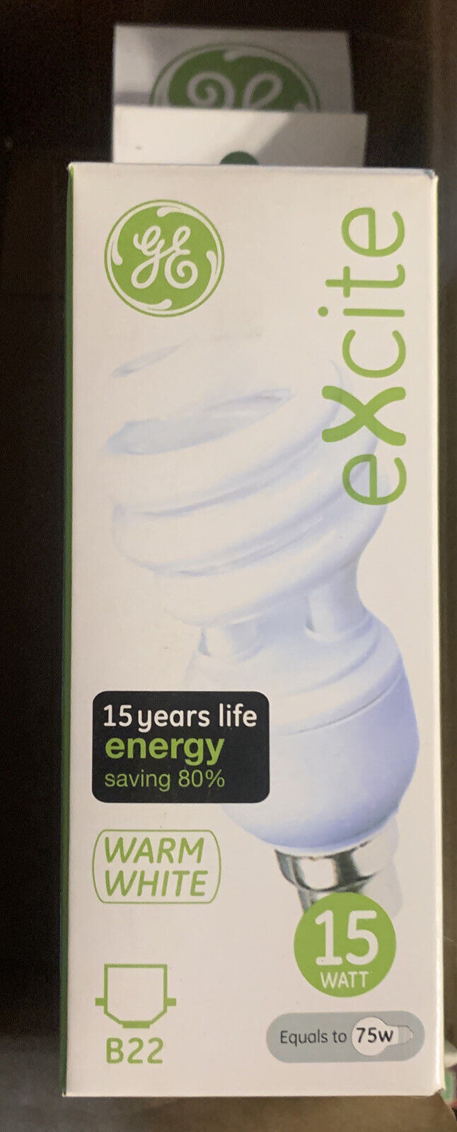 5 GE eXcite Energy Savings 15W 900 lm B22 2700K Warm White 240V Bulb Light GLOBE