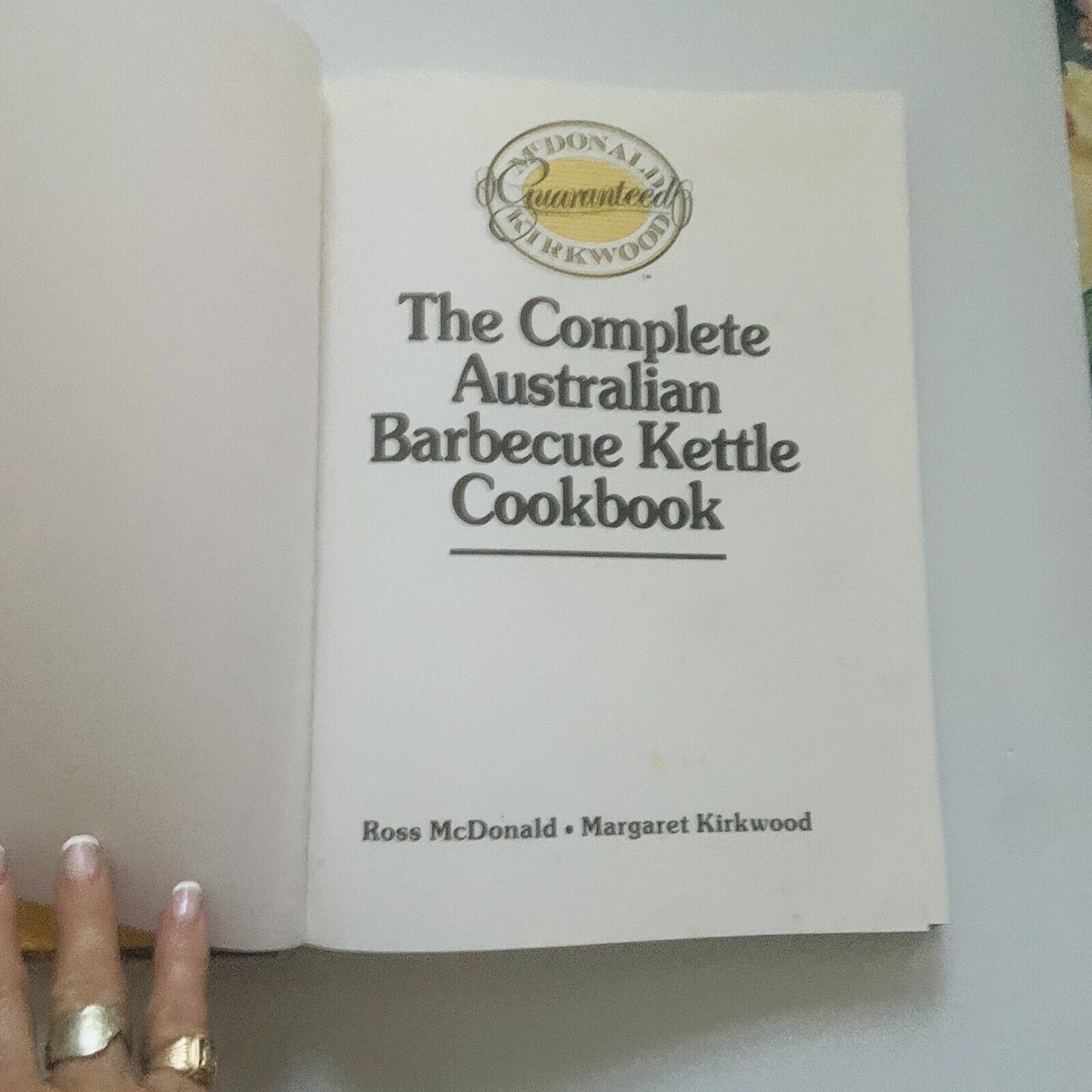 Cookbook 1994 WEBER The Complete Australian Barbecue Kettle BBQ HC Recipes 7th
