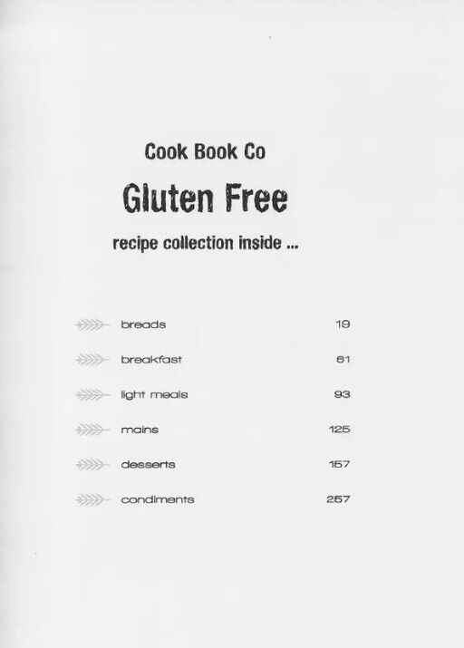 Cookbook GLUTEN FREE Provincial Style Large Recipes HC 2015