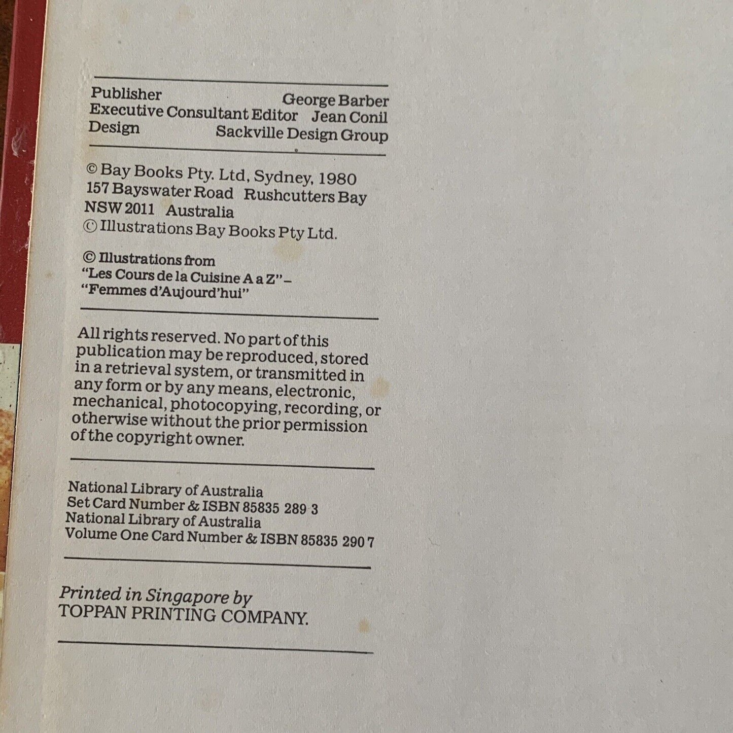 Cookbook Encyclopaedia of Creative Cookery Vol 06 Sweet & Savoury Pastry HC 1980