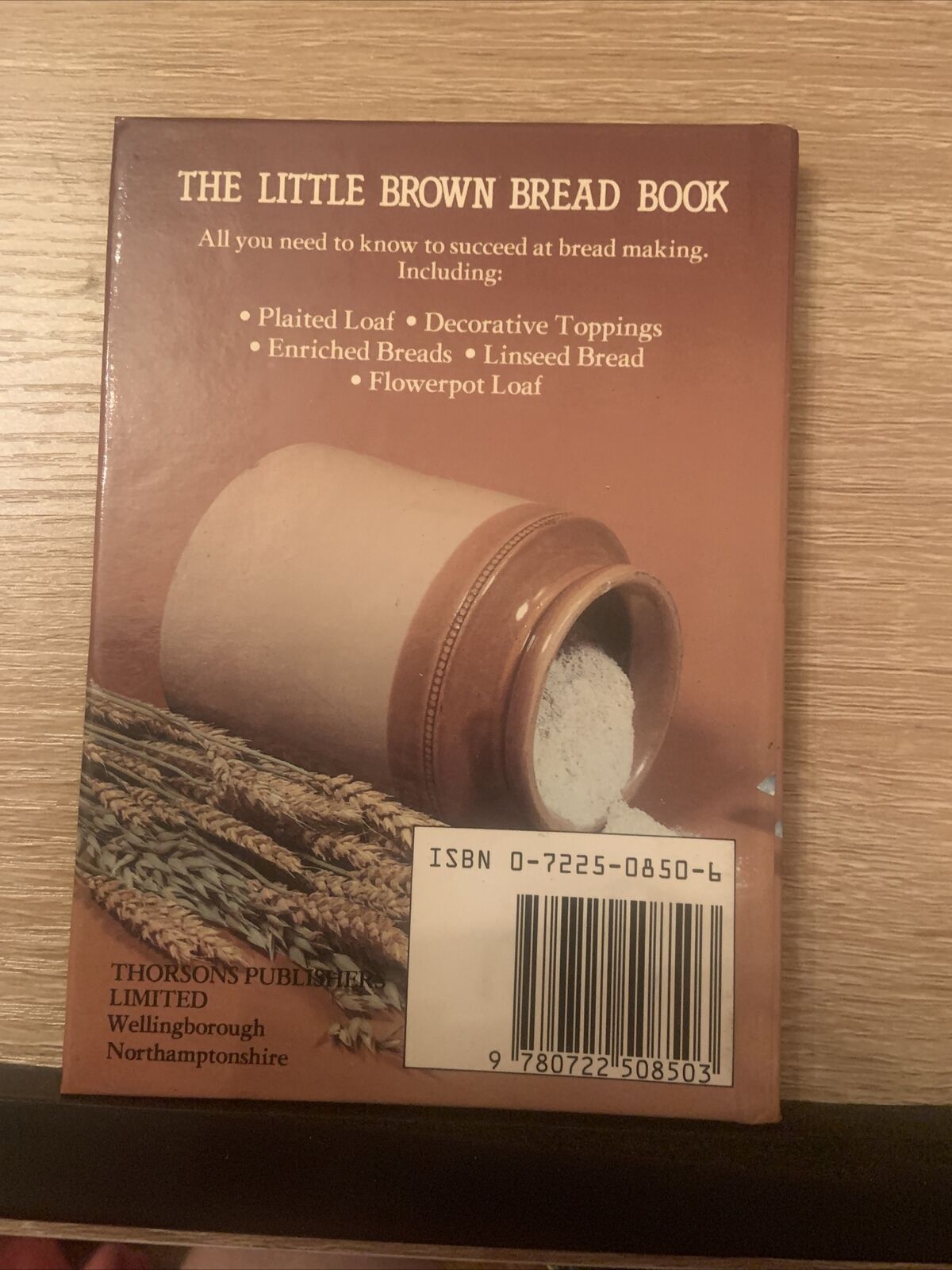 Cookbook LITTLE BROWN BREAD BOOK by David Eno Baking HC Pocket Book 1984