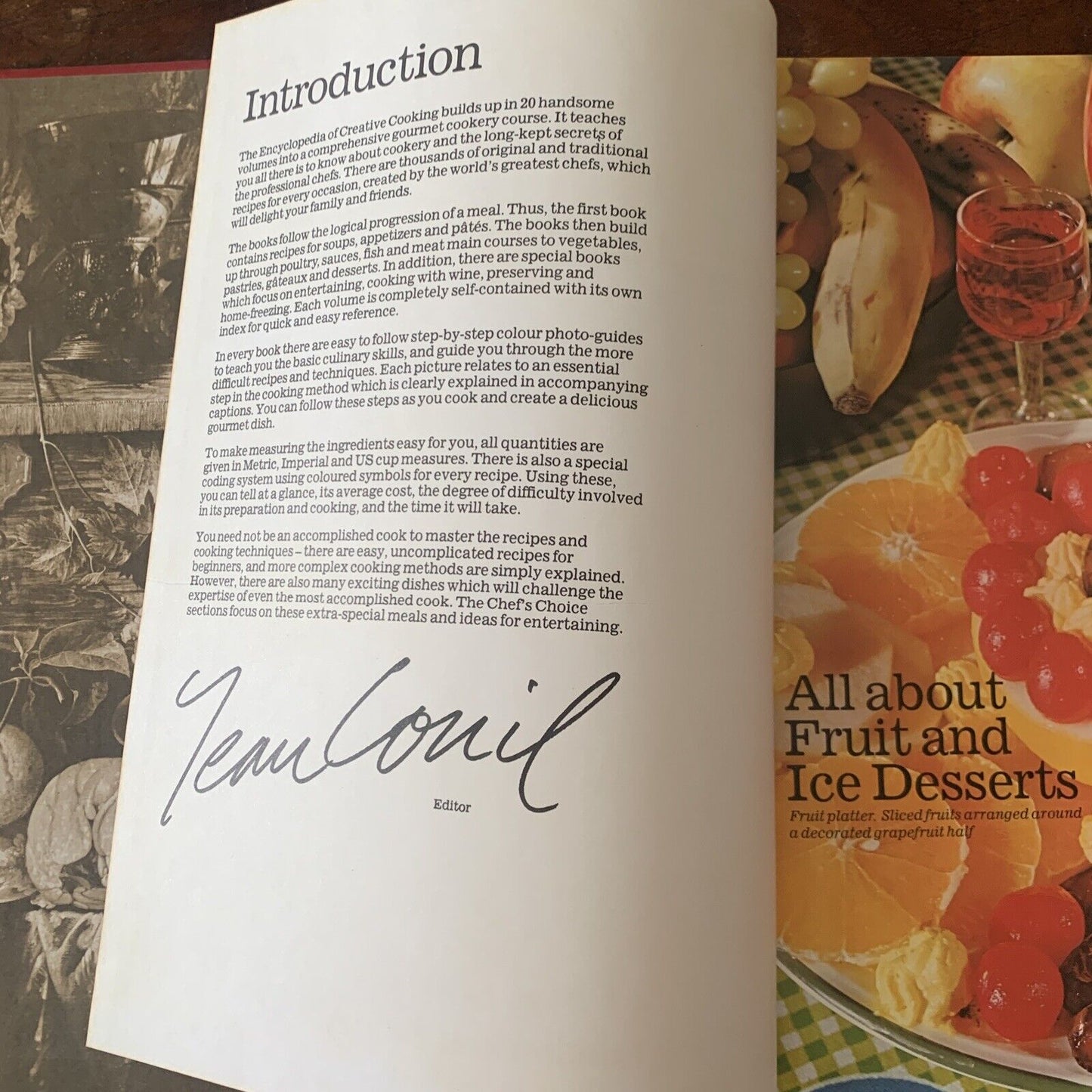 Cookbook Encyclopaedia of Creative Cookery Vol 14 Desserts 1 Recipes HC 1980