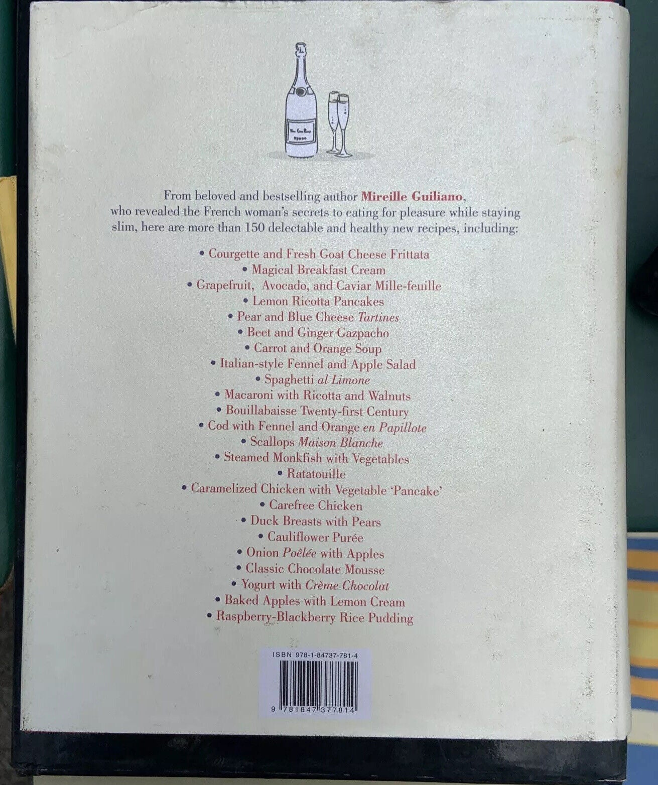 Cookbook The FRENCH WOMEN DONT GET FAT Mireille Guiliano HC DJ 1st Ed 2010