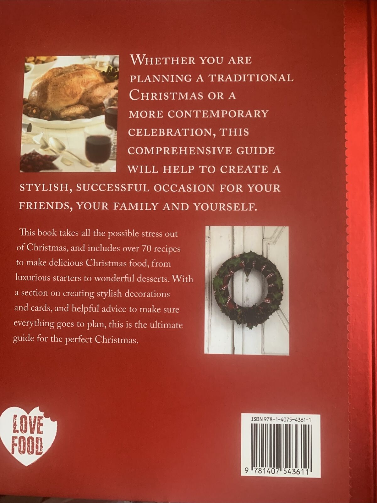 Cookbook ULTIMATE CHRISTMAS Recipes Festive Crafts For The Perfect Xmas HC 2008