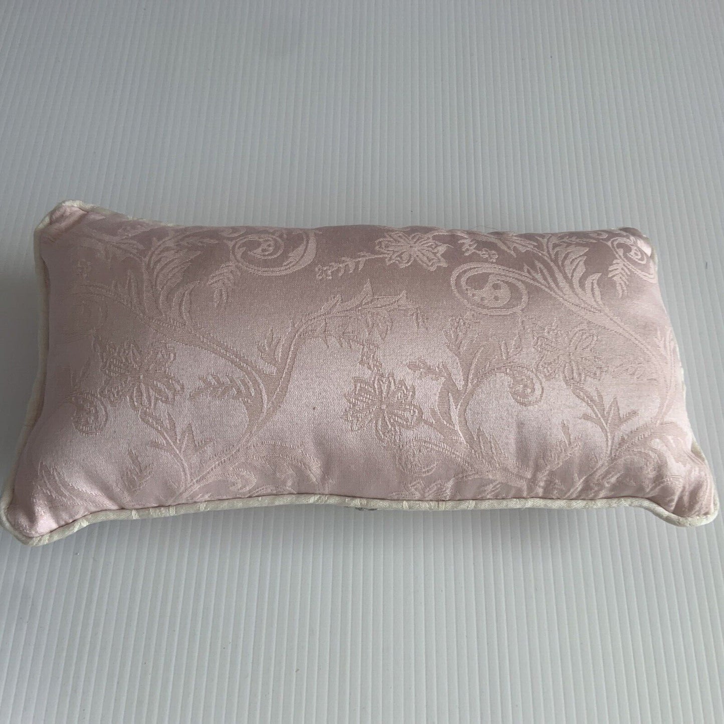 Cushion Pink  If You Were A Flower I'd Pick You Embroidered 32x18cm Pillow NEW