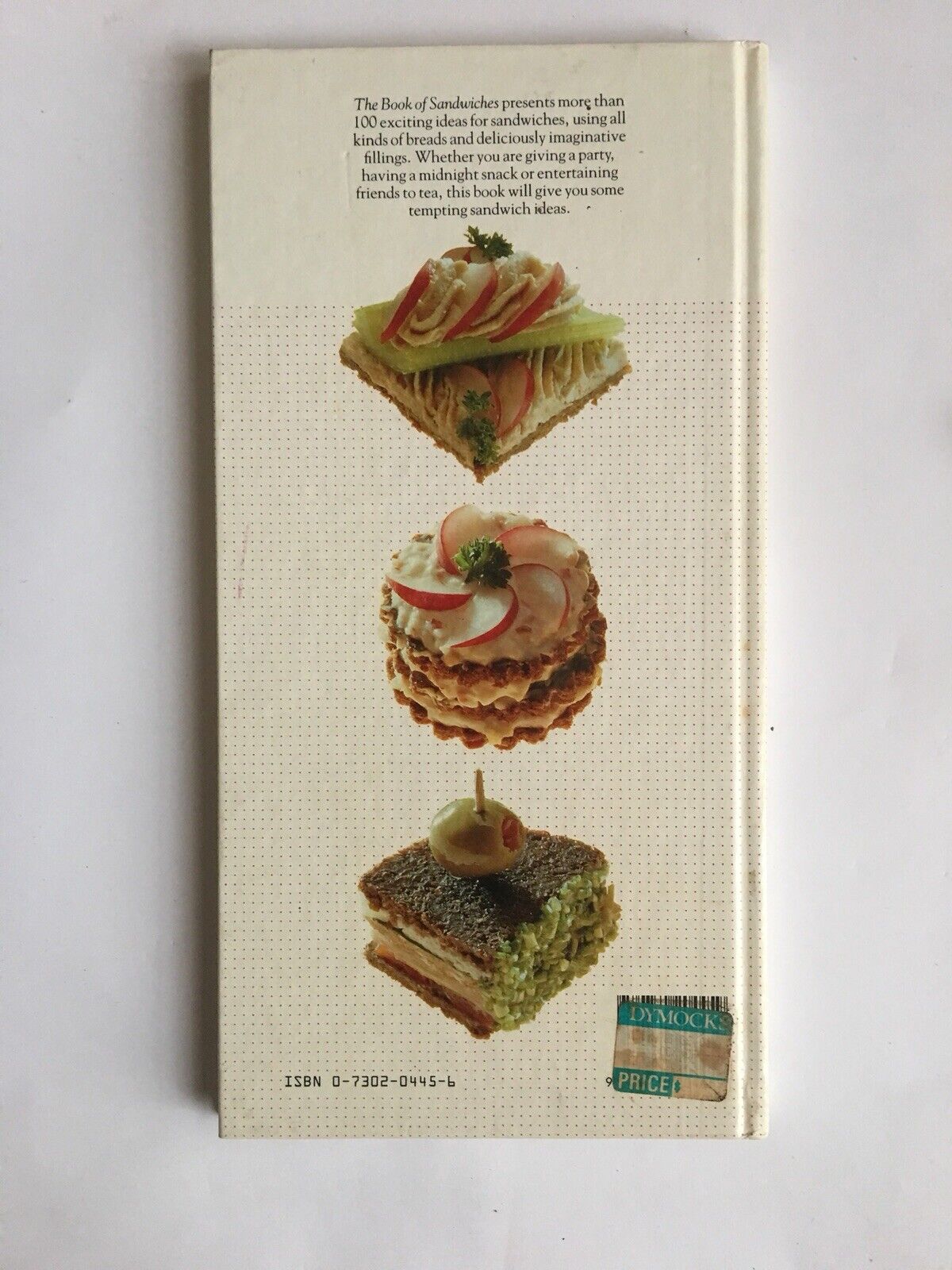 Cookbook THE BOOK OF SANDWICHES Louise Steele HC Recipe Book Entertaining Dining