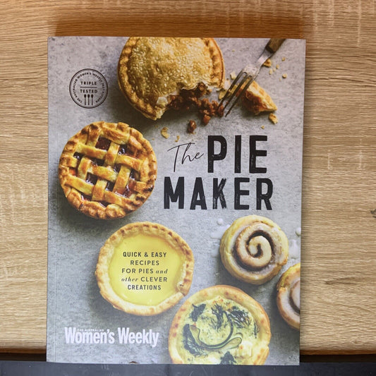 Cookbook THE PIE MAKER Australian Womens Weekly HC Quick & Easy Recipes NEW