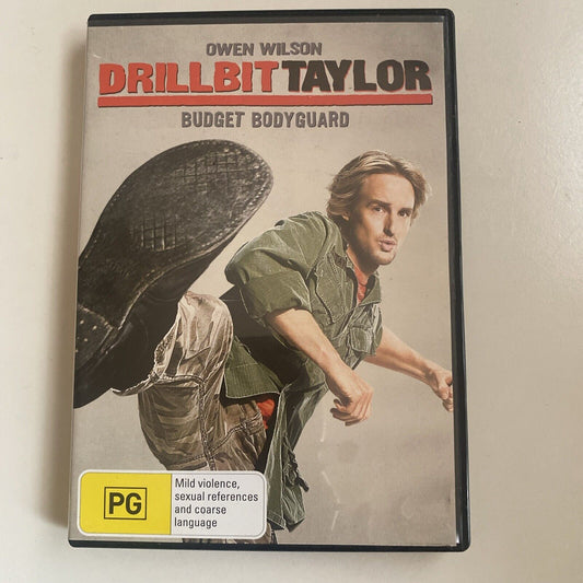 DVD DRILL BIT  Taylor Budget Bodyguard Bonus Features R4 Owen Wilson Comedy
