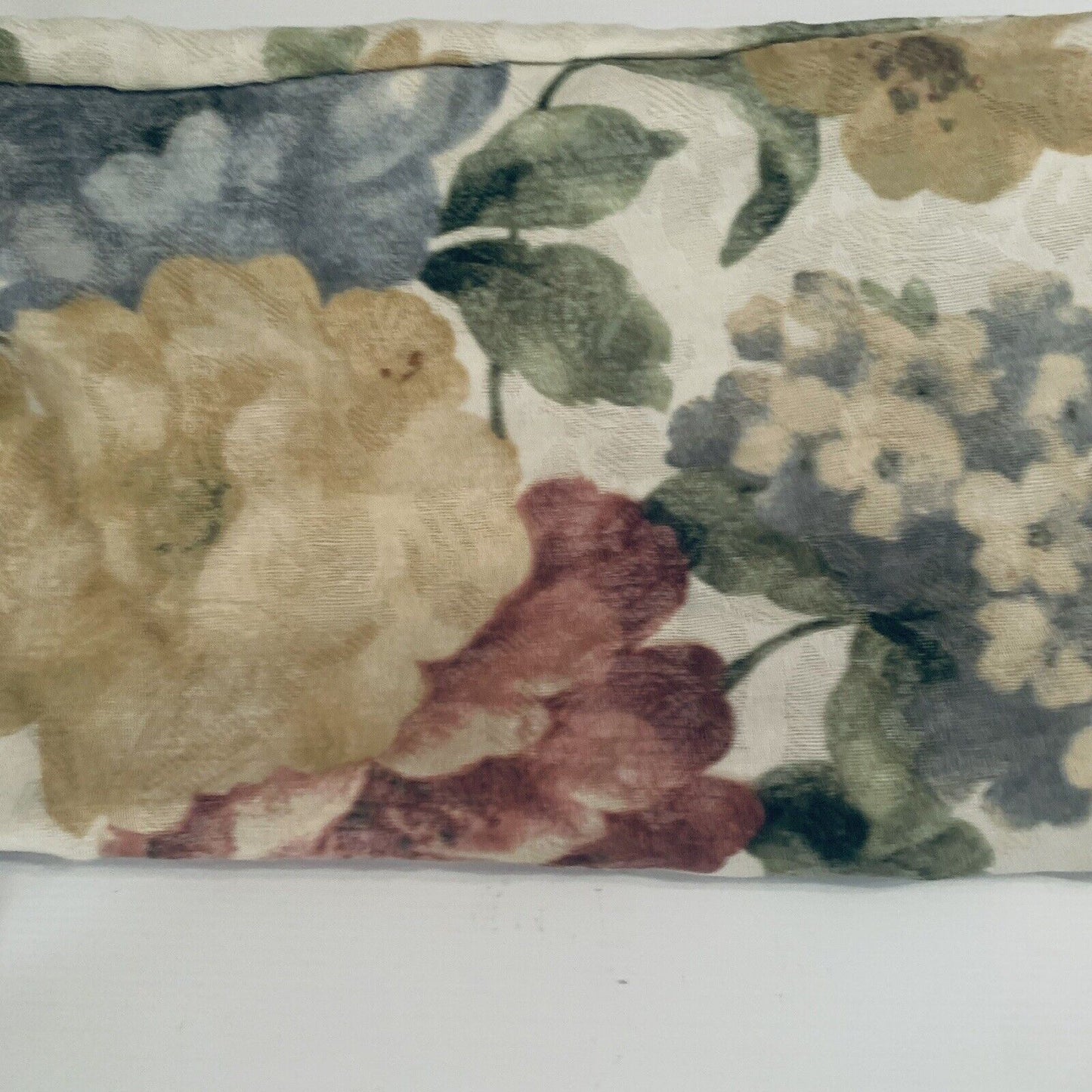 NEW HARMONY MAISON BOLSTER COVER Floral Decorative Cushion 48cm x 16cm NO INSERT
