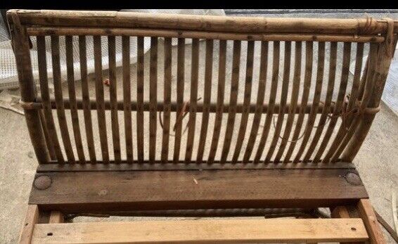 Daybed Sofa 1930s Split TIGER CANE Art Deco Lounge Good Structurally Add Slats