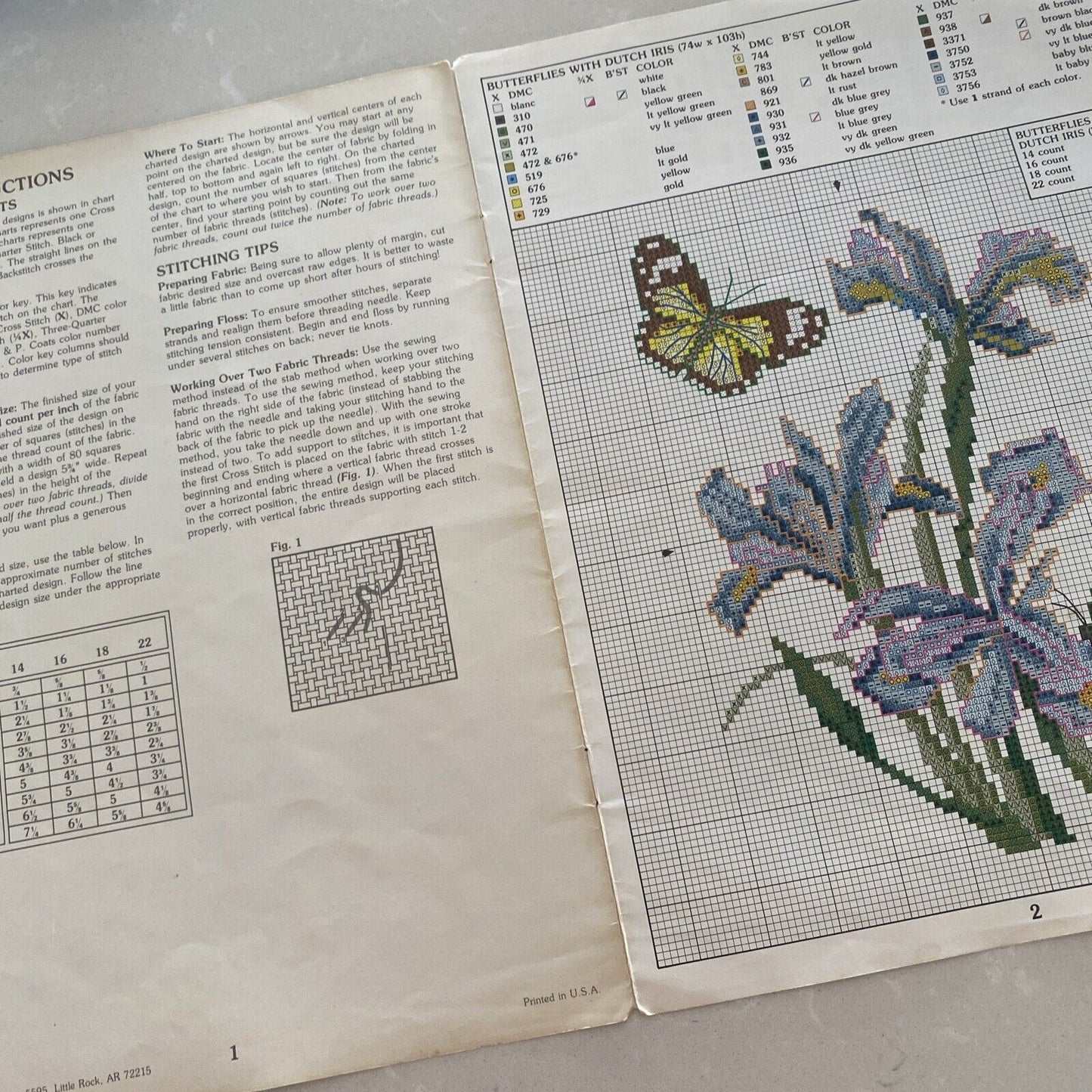 Cross Stitch Pattern Spring Beauties Four Designs by Donna Richardson  Booklet