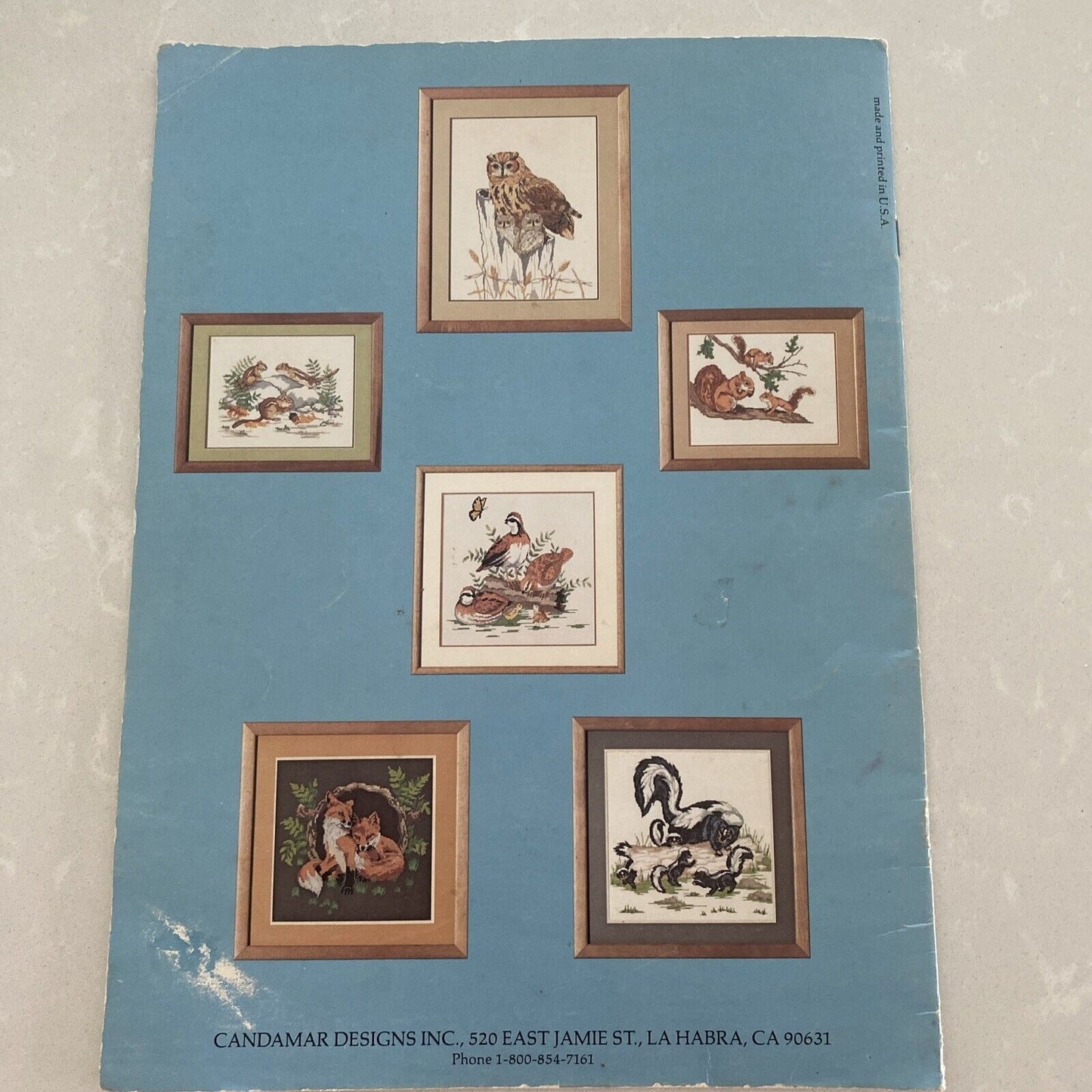 Something Special FOREST BABIES Animal Cross Stitch Pattern Book CANDAMAR