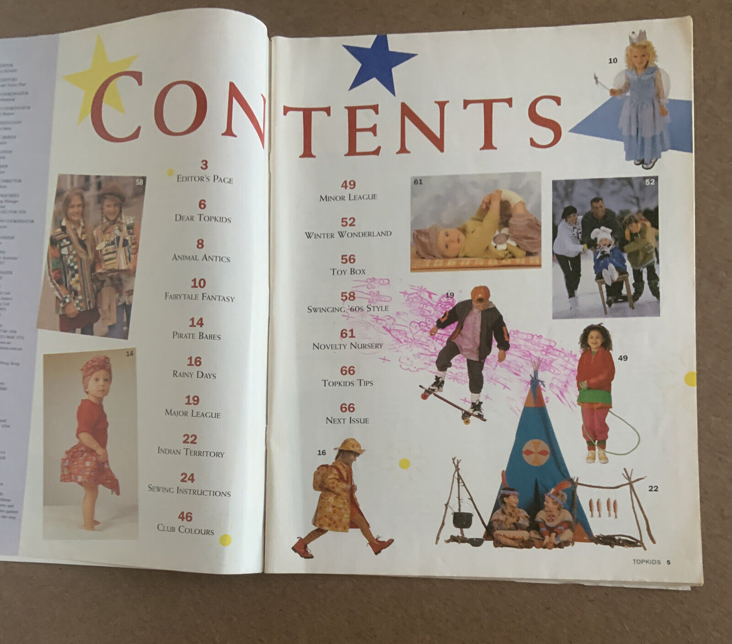 Pattern Book Topkids 40 Year Book 1997 No 43 Complete Kids Fashion Country Craft
