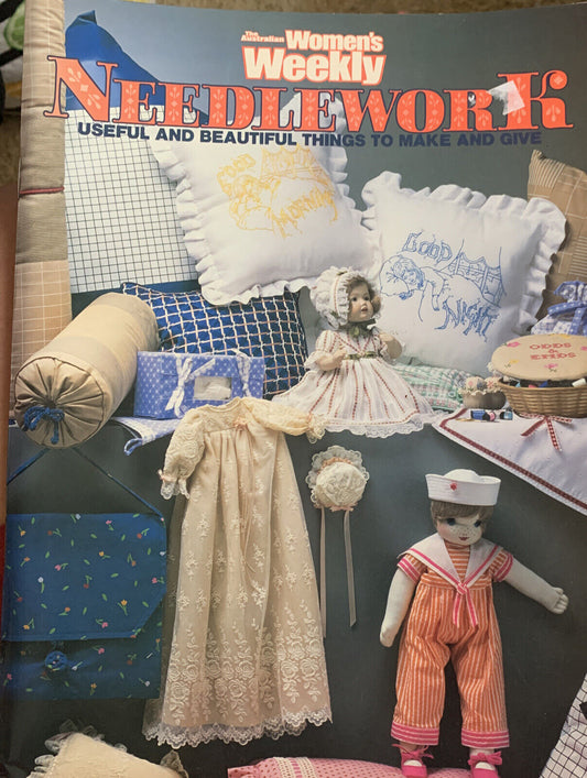 Vintage Needlework The Australian Womens Weekly Circa 80’s PATTERNS PB