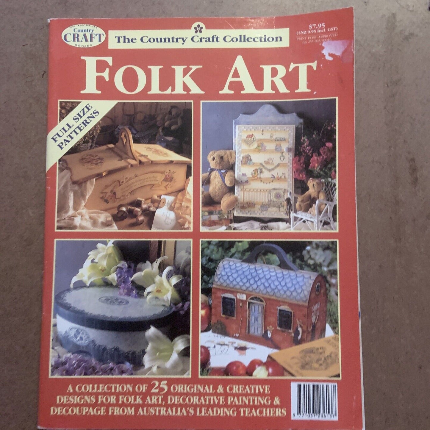 Art Craft Magazine FOLK ART Country Craft Collection Magazine 25 Patterns