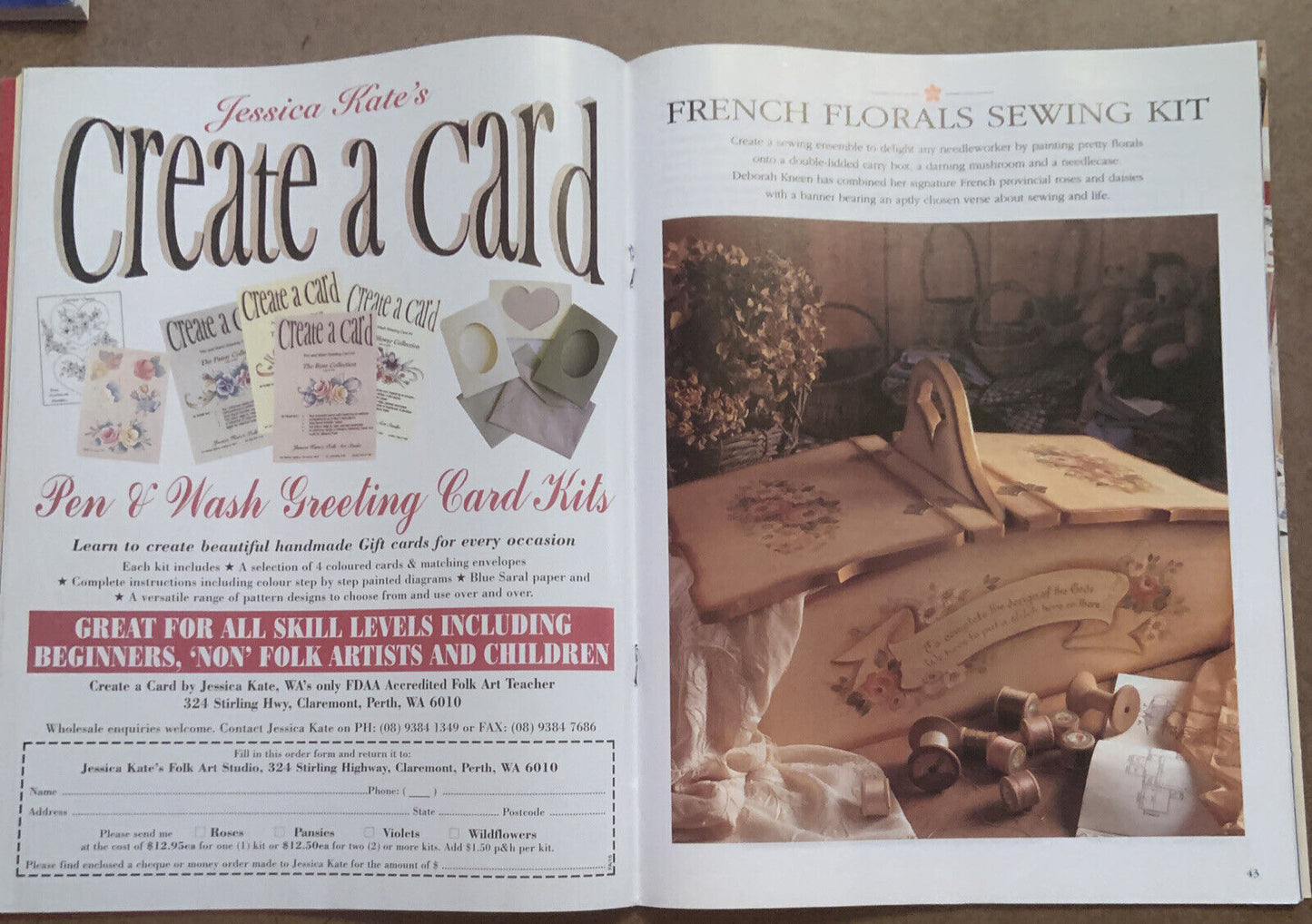 Art Craft Magazine FOLK ART Country Craft Collection Magazine 25 Patterns