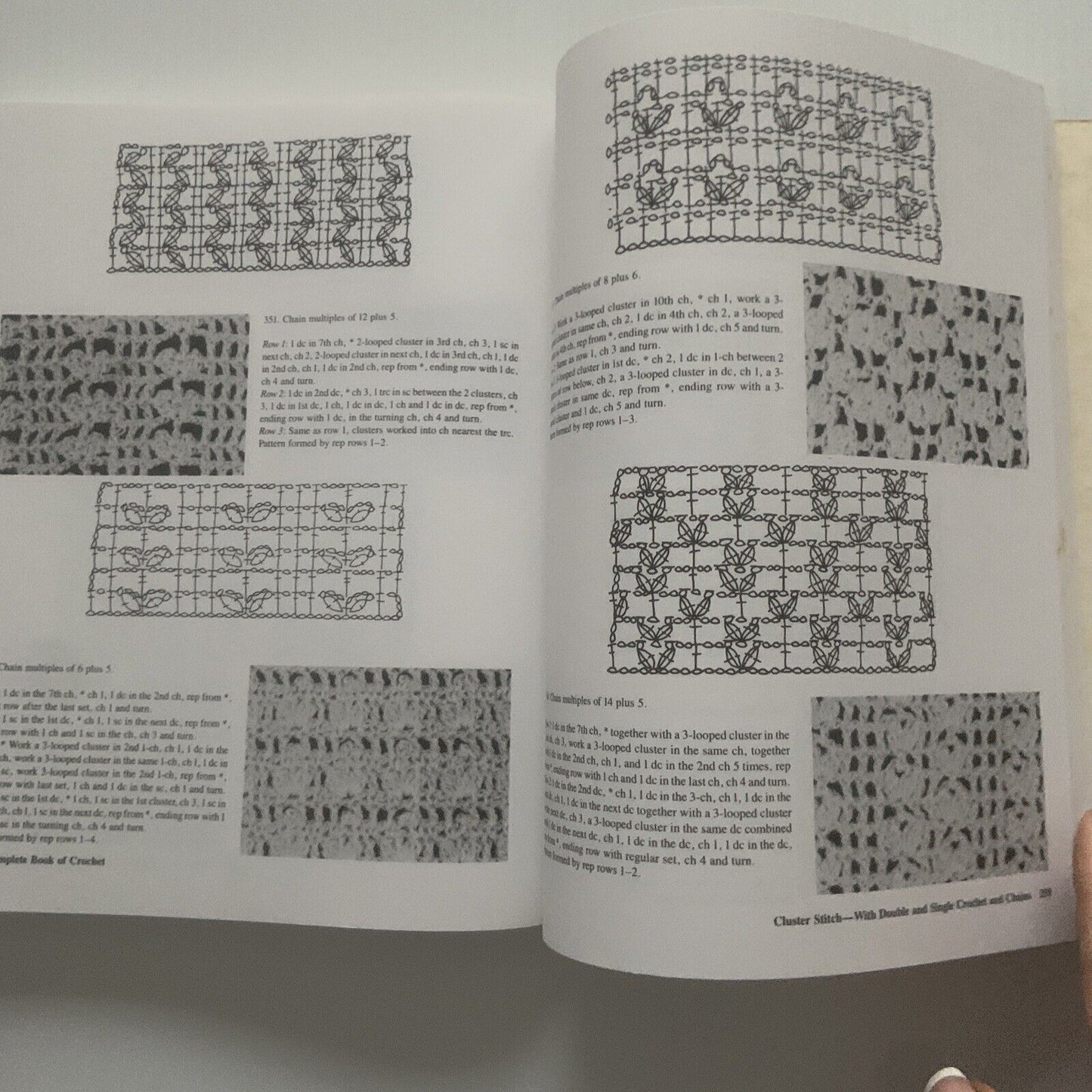 Complete Book Crochet Stitch Designs 500 Classic & Original Linda Schapper 1985