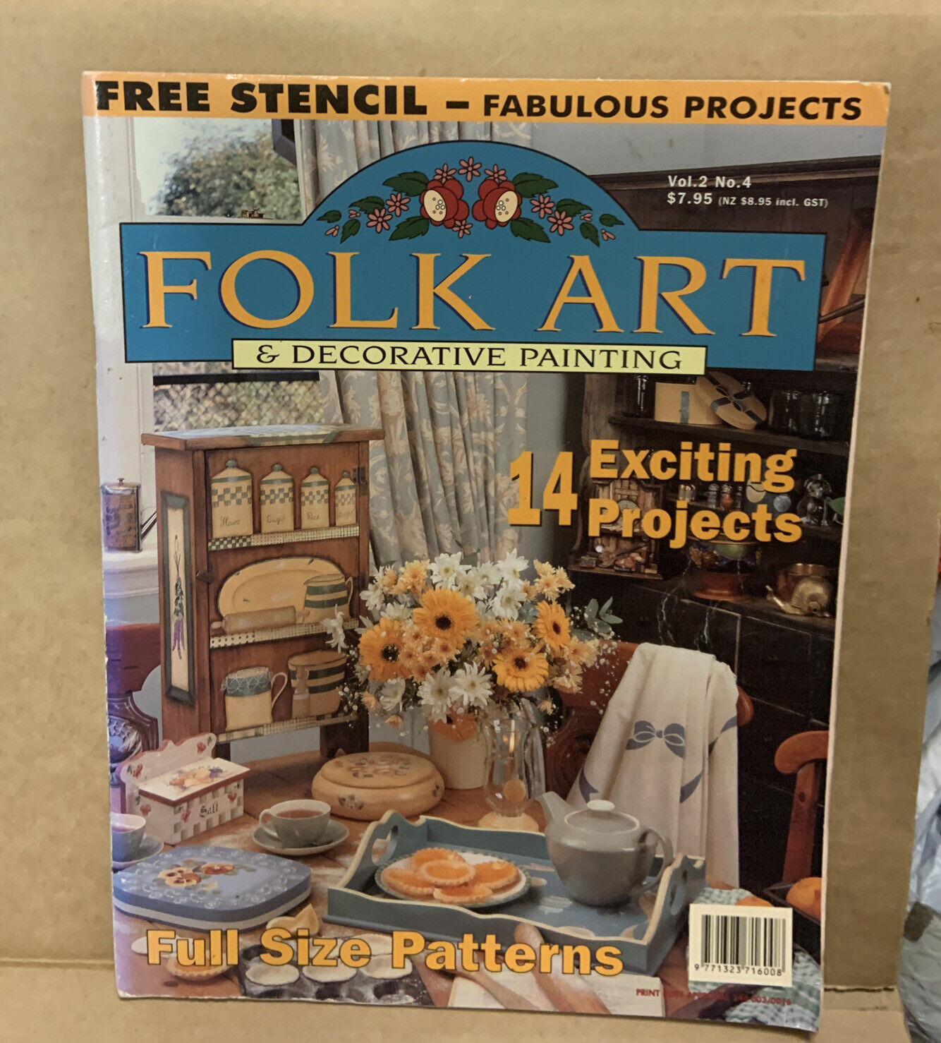 Magazine Folk Art and Decorative Painting PIONEER CRAFT Vol 2 No 4 Decor Art USA