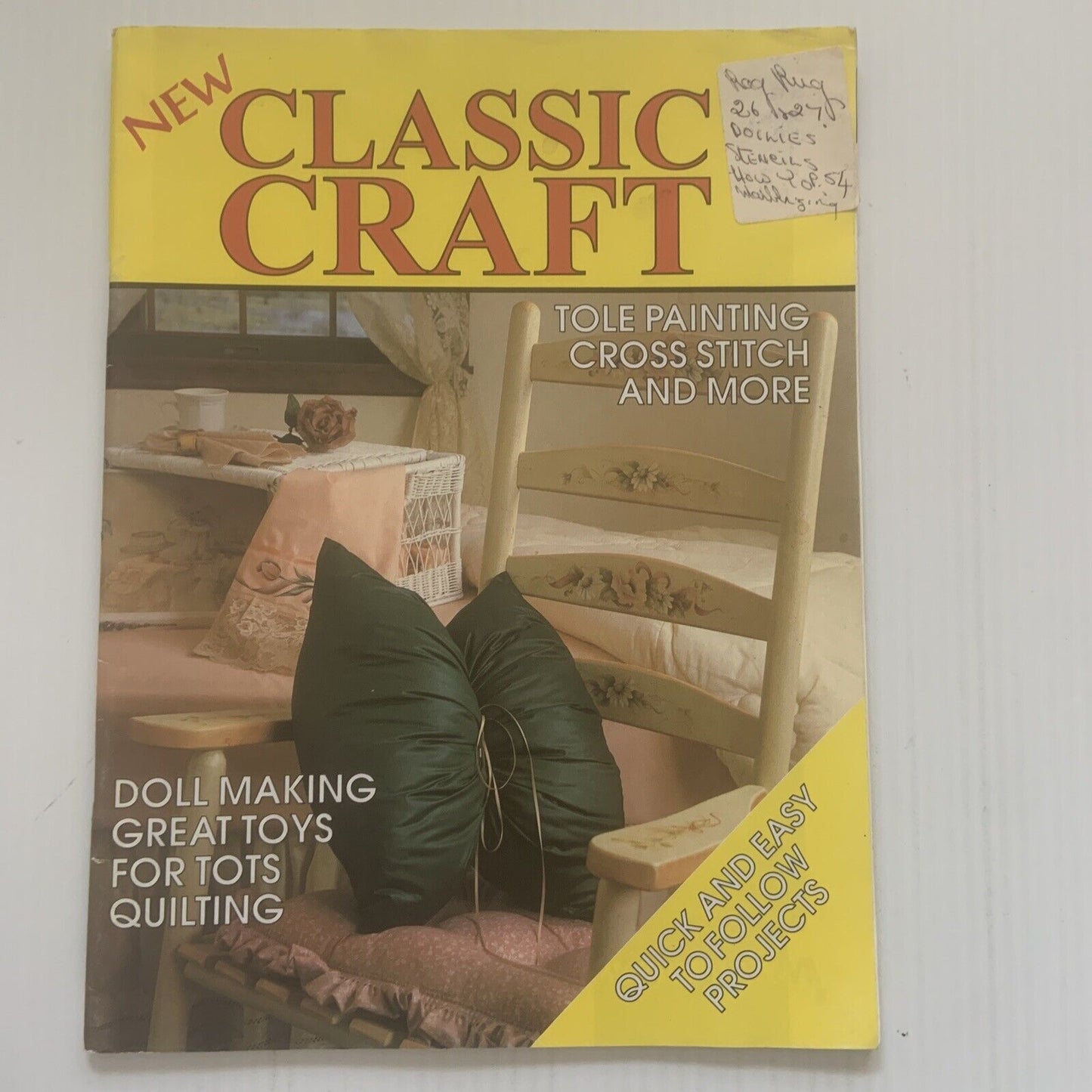Magazine Classic Craft Folk Art Book Company Australia W Sticker NEW